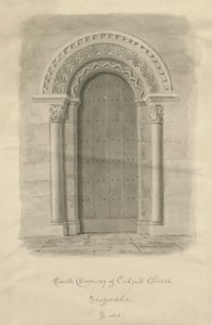 Codsall Church - South Doorway by John Buckler