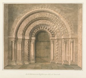 Cornwall - Kilkhampton Church by John Buckler