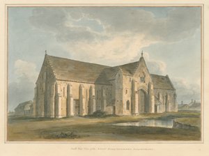 The Abbey Barn, Sherborne, Dorset by John Buckler