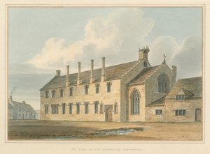 Dorset - Sherborne - The Alms House, 1802 by John Buckler