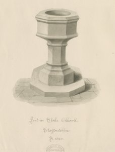 Font in Stoke-upon-Trent Church