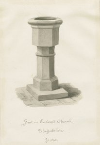 Font in Codsall Church