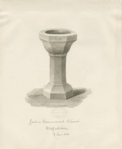 Font in Hammerwich Church