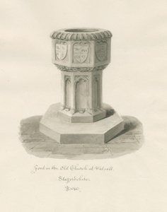 Font in Walsall Church [