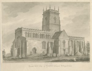 Gnosall Church by John Buckler