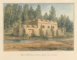 Hampshire - Netley Castle, 1828 by John Buckler