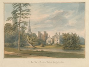 Huntingdonshire - Buckden Palace, 1799 by John Buckler