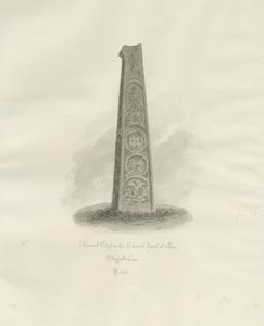 Ilam Church - Ancient Cross by John Buckler