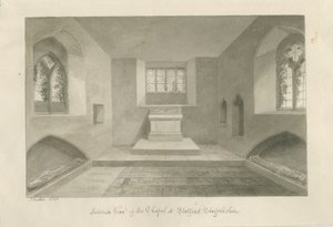 Interior of Statfold Chapel