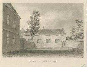 Lichfield - Grammar School by John Buckler