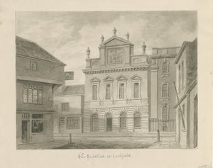 Lichfield - Guildhall by John Buckler