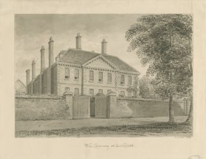 Lichfield - The Deanery in The Close by John Buckler