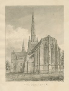 Lichfield Cathedral - East View by John Buckler