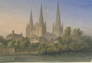 Lichfield Cathedral - South West View