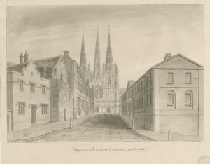 Lichfield Cathedral by John Buckler