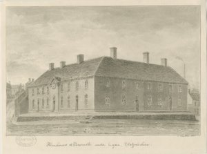 Newcastle-under-Lyme - Almshouses by John Buckler