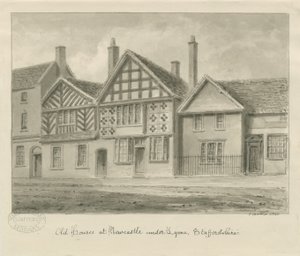 Newcastle-under-Lyme - Old Houses by John Buckler
