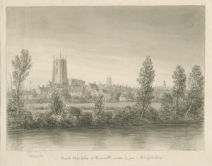 Newcastle-under-Lyme Town by John Buckler