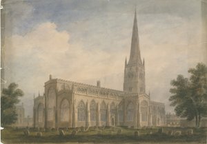 Nottinghamshire - Newark Church by John Buckler