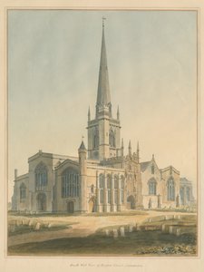 Oxfordshire - Burford Church, 1802