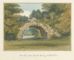 Oxfordshire - Henley upon Thames- Rustic Bridge at Park Place
