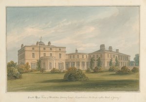 Oxfordshire - Middleton Stoney House, 1827 by John Buckler
