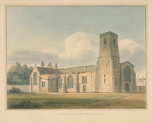 Oxfordshire - Oxford - St. Peter in the East Church by John Buckler