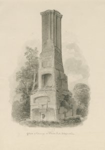 Pillaton Hall - Kitchen Chimney by John Buckler