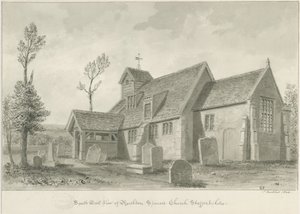 Rushton Spencer Church by John Buckler