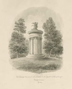 Shugborough - The Choragic Monument of Lysicrates by John Buckler