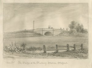 Stafford - Bridge at Railway Station by John Buckler
