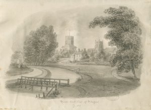 Stafford - South East View by John Buckler