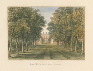 Surrey - Ham Walk and House, 1830