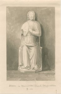Swynnerton Church - Statue of Jesus Christ by John Buckler