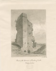 Tutbury Castle by John Buckler