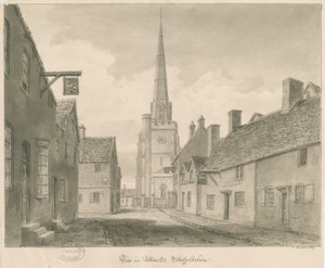 Uttoxeter Town - Street View by John Buckler
