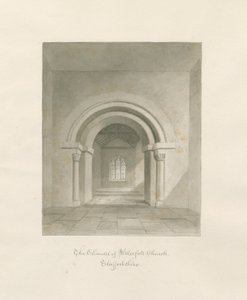 Waterfall Church - Interior of Chancel by John Buckler