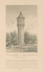 Westmorland - Brougham Castle - Countess Pillar by John Buckler