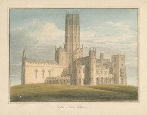 Wiltshire - Fonthill Gifford Abbey, 1816 by John Buckler