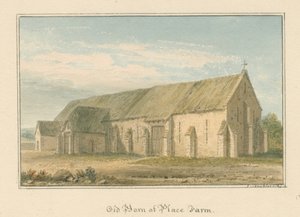 Wiltshire - Place Farm - Old Barn by John Buckler