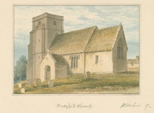 Wiltshire - Sedgehill Church, 1817 by John Buckler