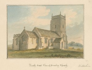 Wiltshire - Semley Church by John Buckler