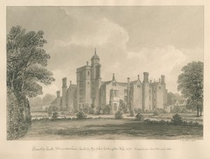 Worcestershire - Hindlip Hall by John Buckler
