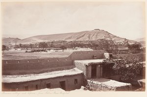 Bemaru village and defenses from native base hospital, 1879 by John Burke