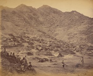 Kutchi (Gypsy) Village and Encampment Near Dakka by John Burke