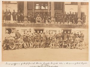 Officers and men of Brigadier General Gough