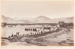 The Laager and Abattis, Sherpur Cantonment, December 1879 by John Burke