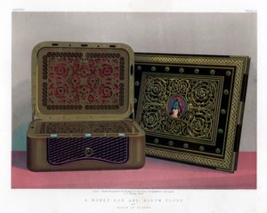A Money Box and Album Cover, 19th century by John Burley Waring