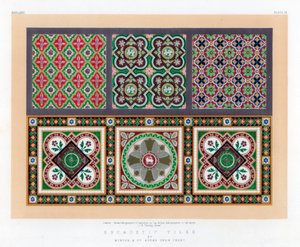Encaustic Tiles, 19th Century by John Burley Waring