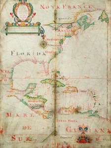Chart of the Western Atlantic by John Burston